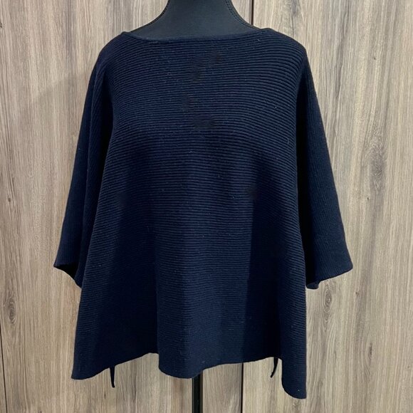 COS Knitted Oversized Sweater Poncho - Picture 2 of 9